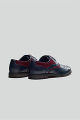 Boys Russel Navy/Red Shoes
