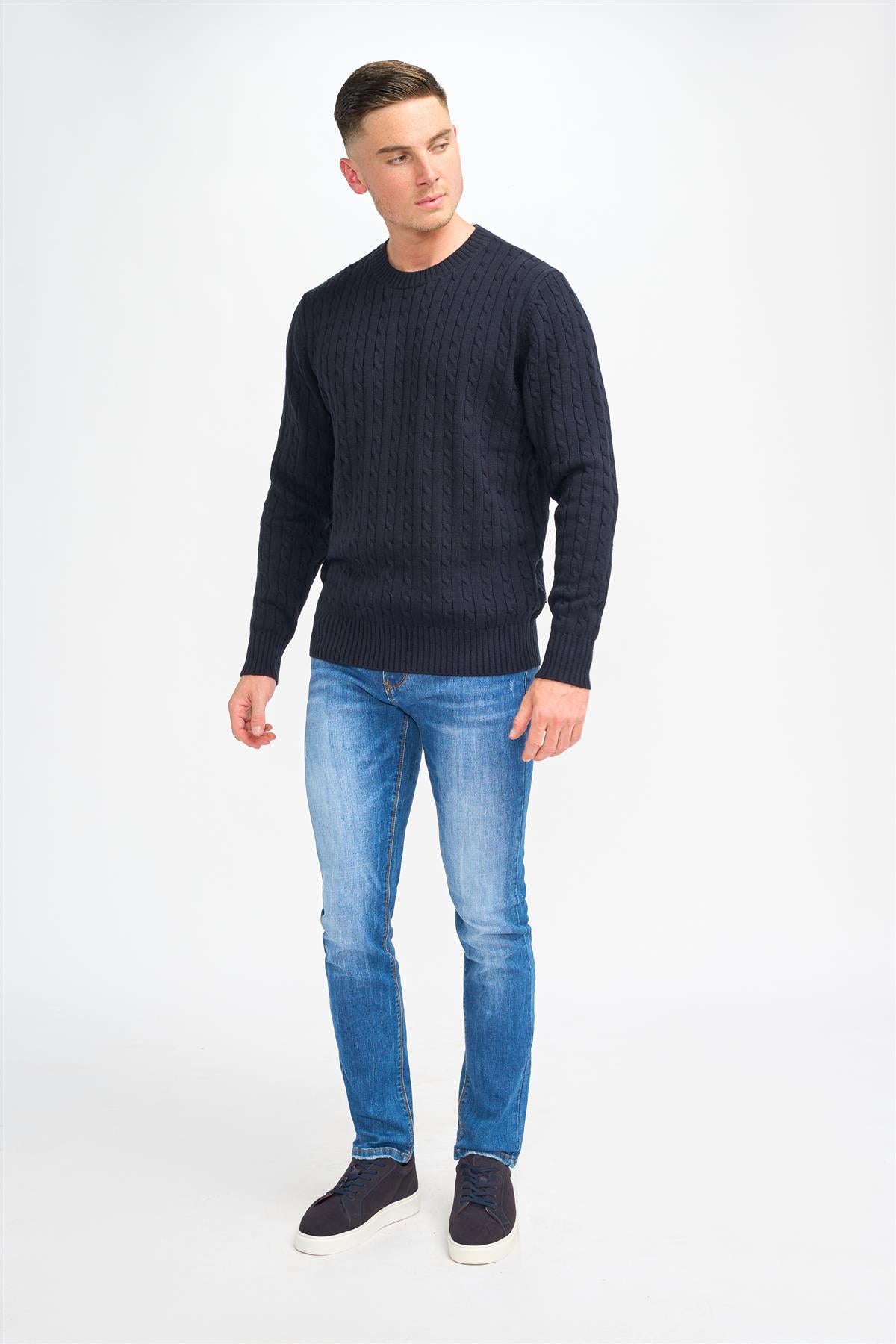 Foston Navy Jumper