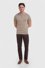 Armando Light Brown Polo - House of Cavani