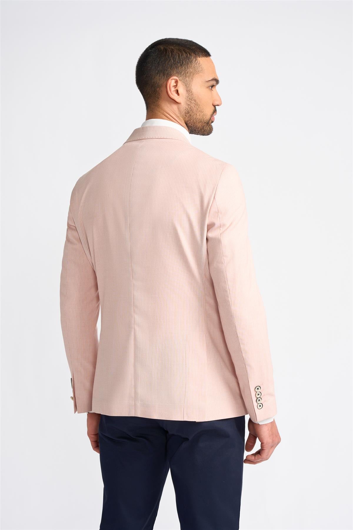 Pink blazer men online