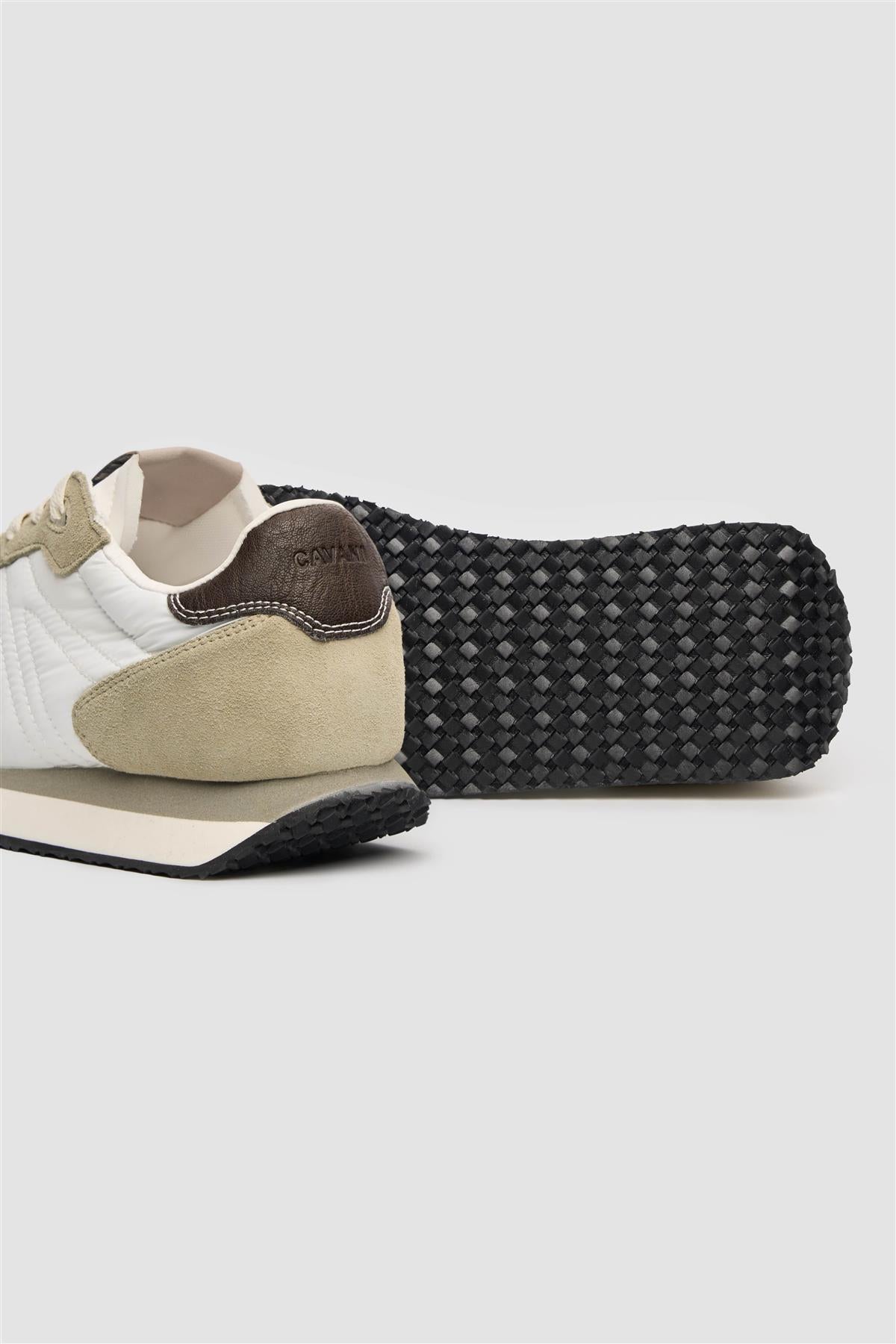 International Runner Cream Lightweight Nylon Trainer