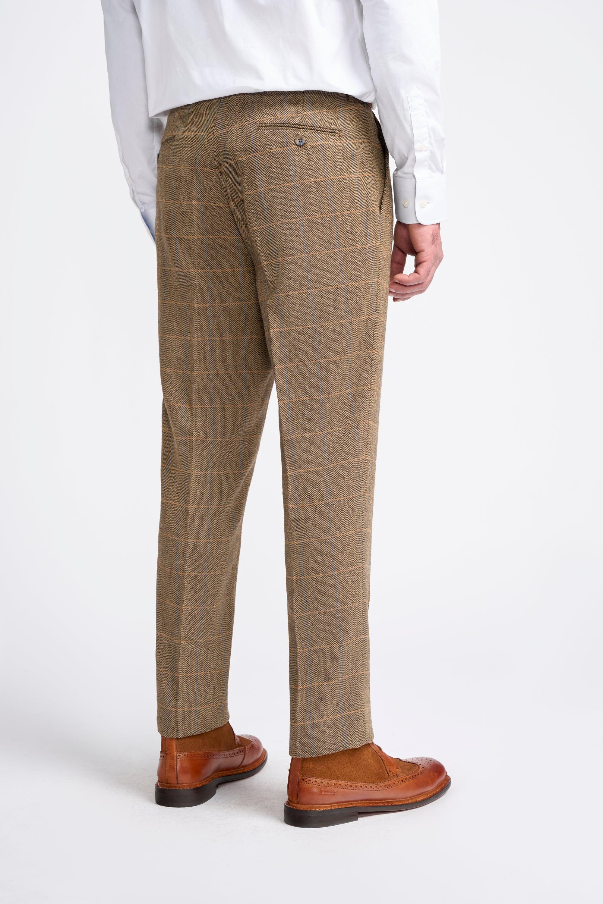 Albert Brown Trousers Back