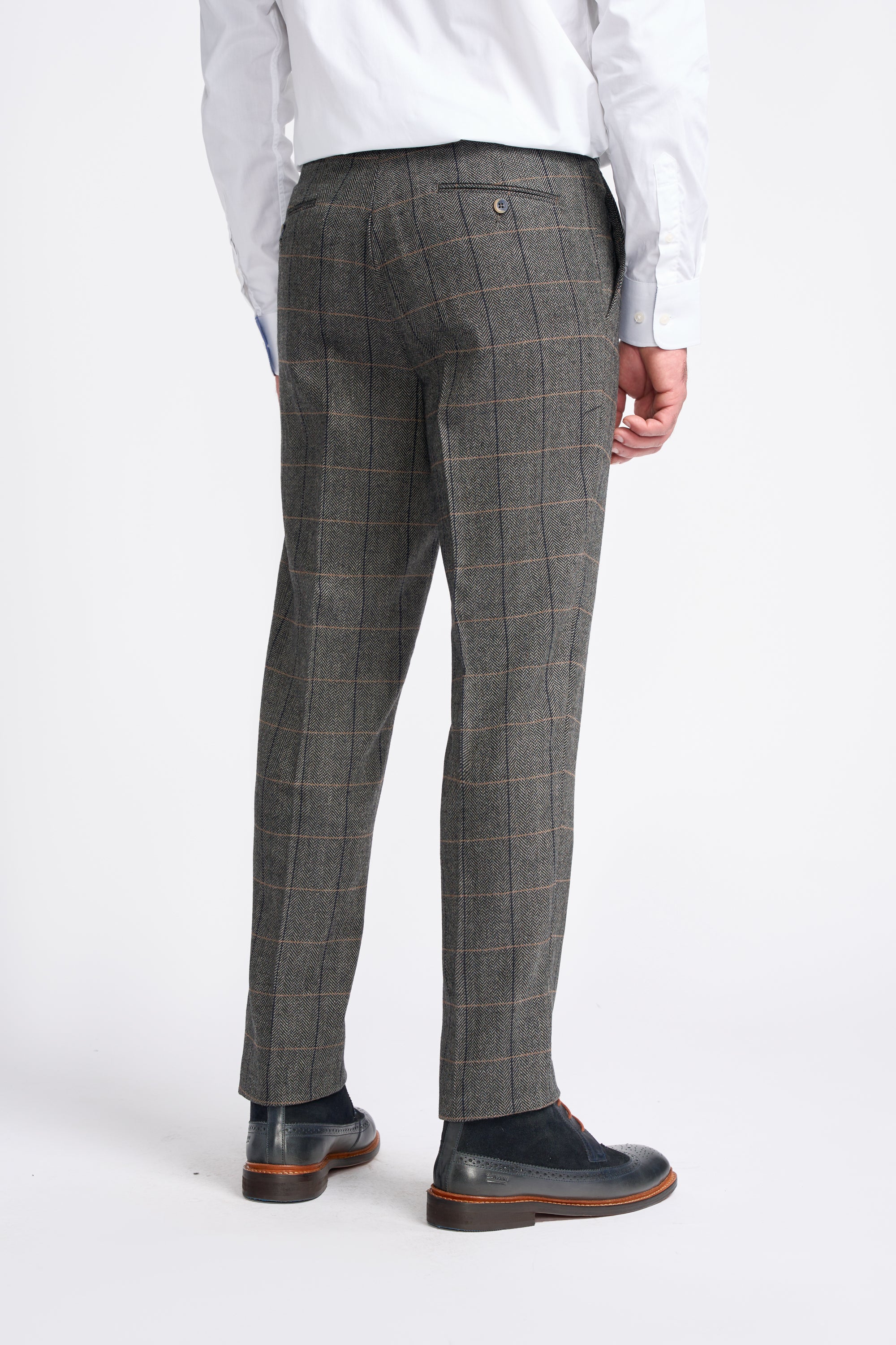 Albert Grey Tweed Three Piece Suit