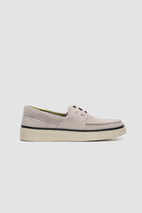 Amalfi Ice Suede Laced Boat Shoe