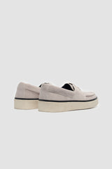 Amalfi Ice Suede Laced Boat Shoe