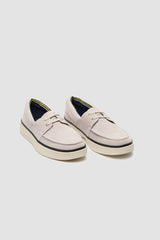 Amalfi Ice Suede Laced Boat Shoe