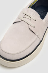 Amalfi Ice Suede Laced Boat Shoe