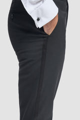 Aspen Black Two Piece Suit - House of Cavani