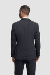 Aspen Midnight Navy Two Piece Suit - House of Cavani