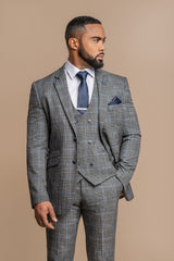 Power Grey Tweed Slim Fit Suit