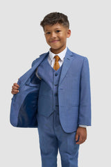Boys Blue Jay Three Piece Suit