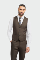 Caridi Brown Waistcoat