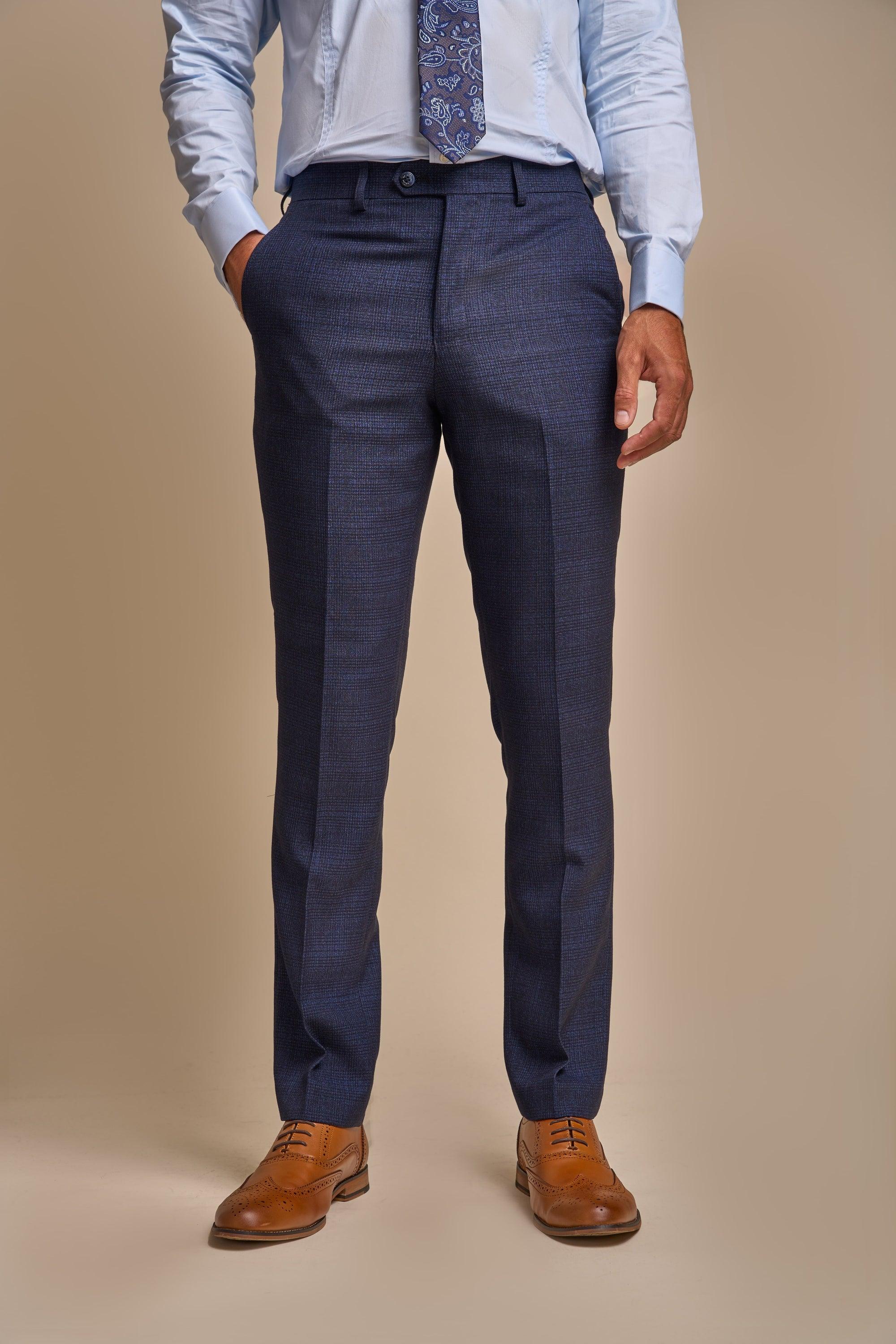 Caridi Navy Trousers Front