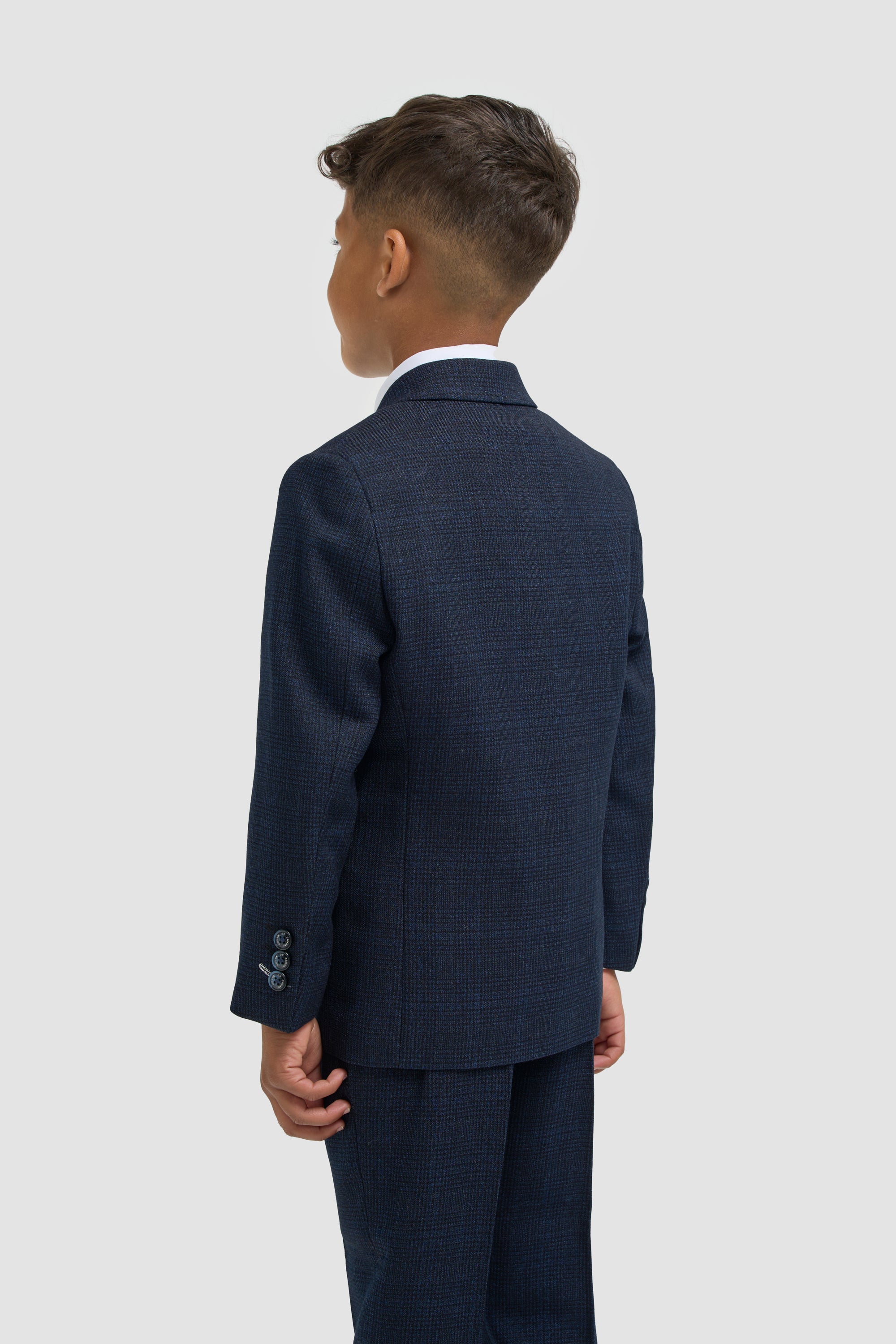 Boys Caridi Navy Three Piece Suit - House of Cavani