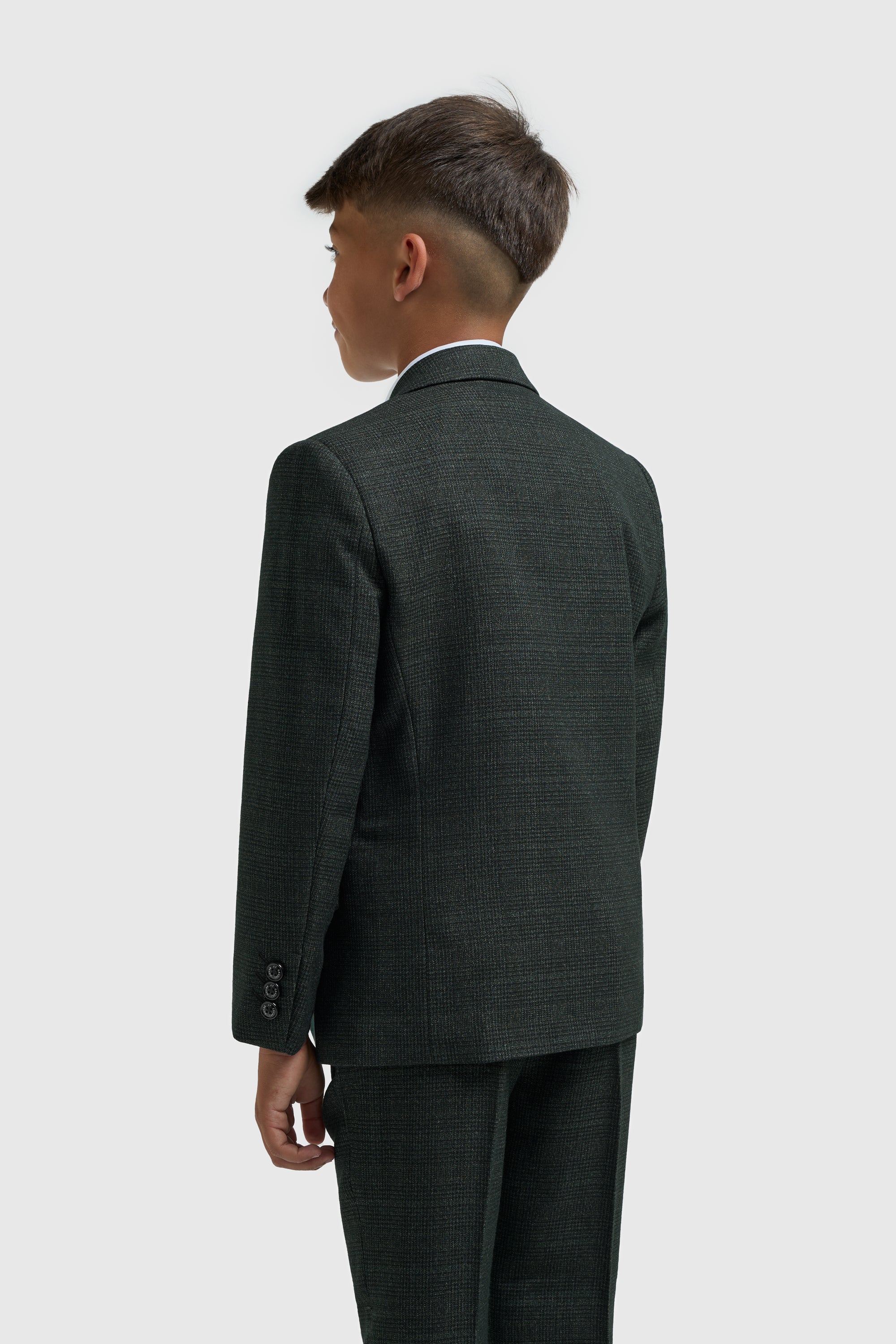 Boys Caridi Olive Three Piece Suit - House of Cavani