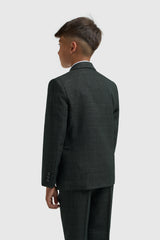 Boys Caridi Olive Three Piece Suit - House of Cavani
