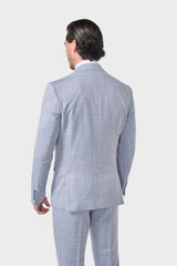 Caridi Sky Regular Check Three Piece Suit