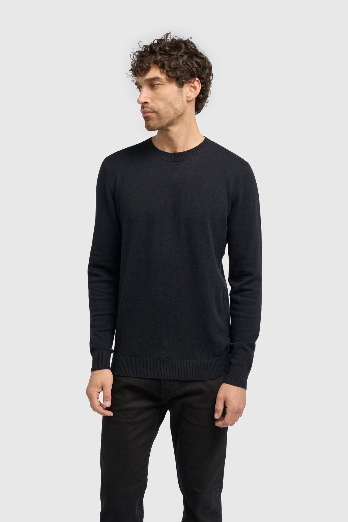 Connall Black Jumper