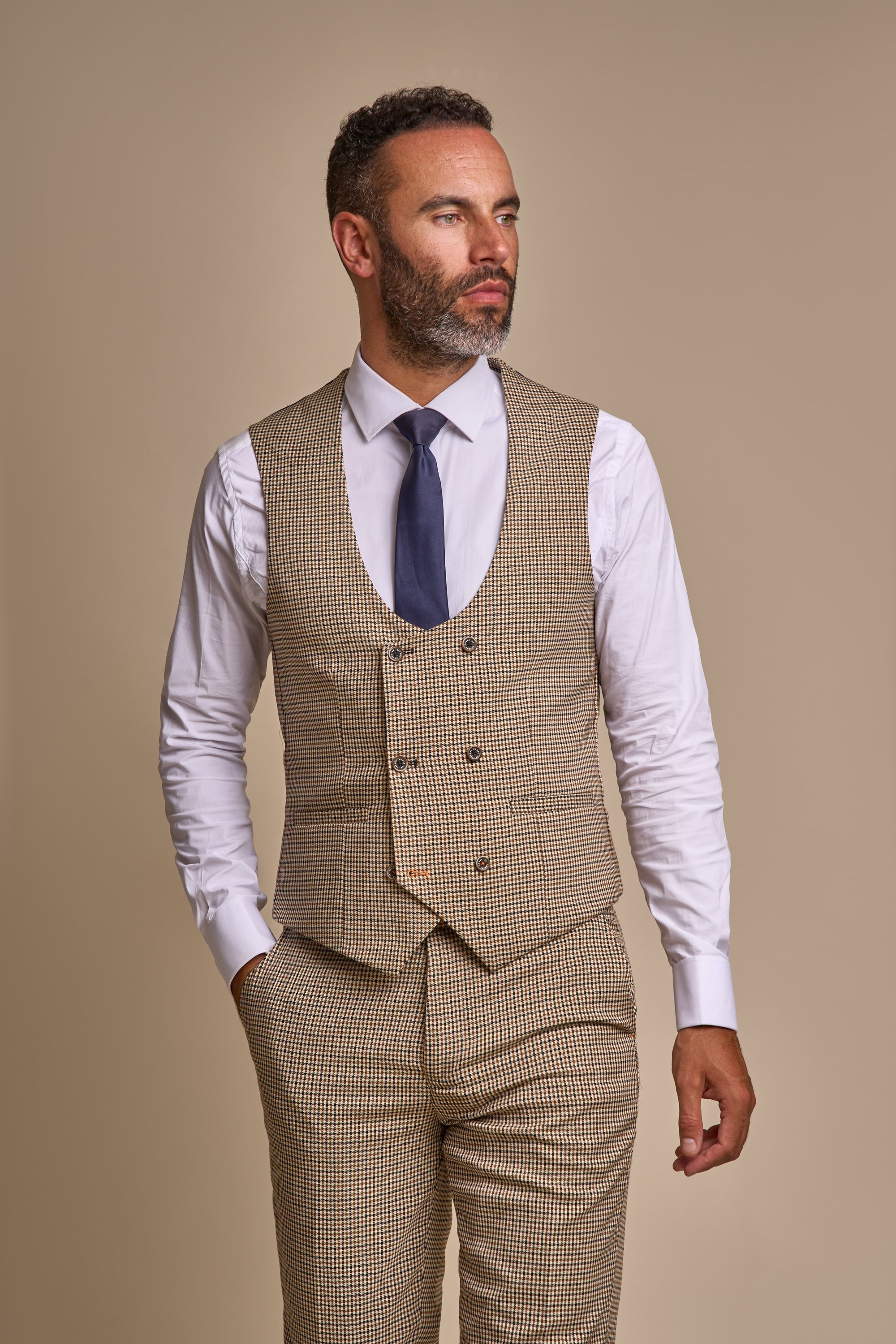 Elwood Houndstooth Three Piece Suit