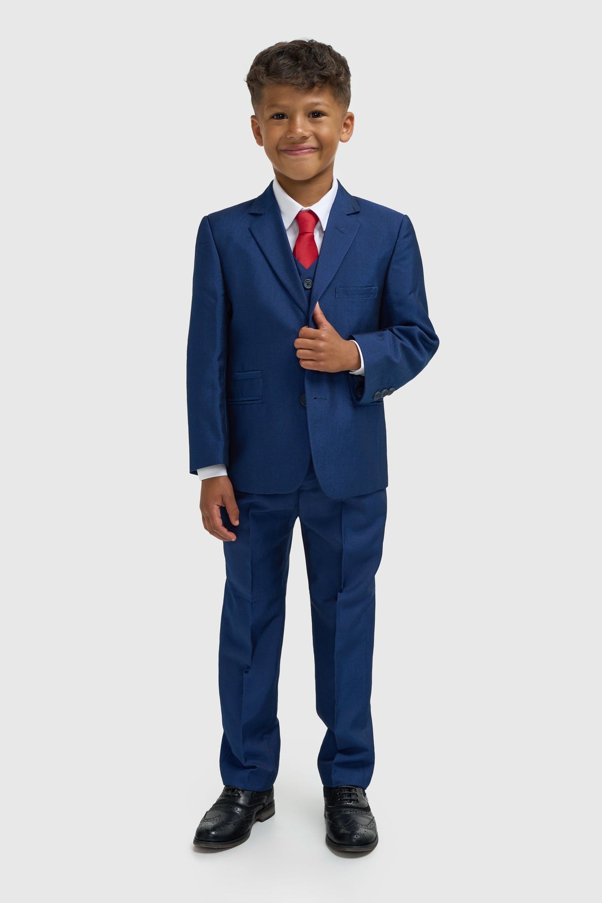 Boys Ford Blue Three Piece Suit