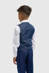 Boys Ford Blue Three Piece Suit