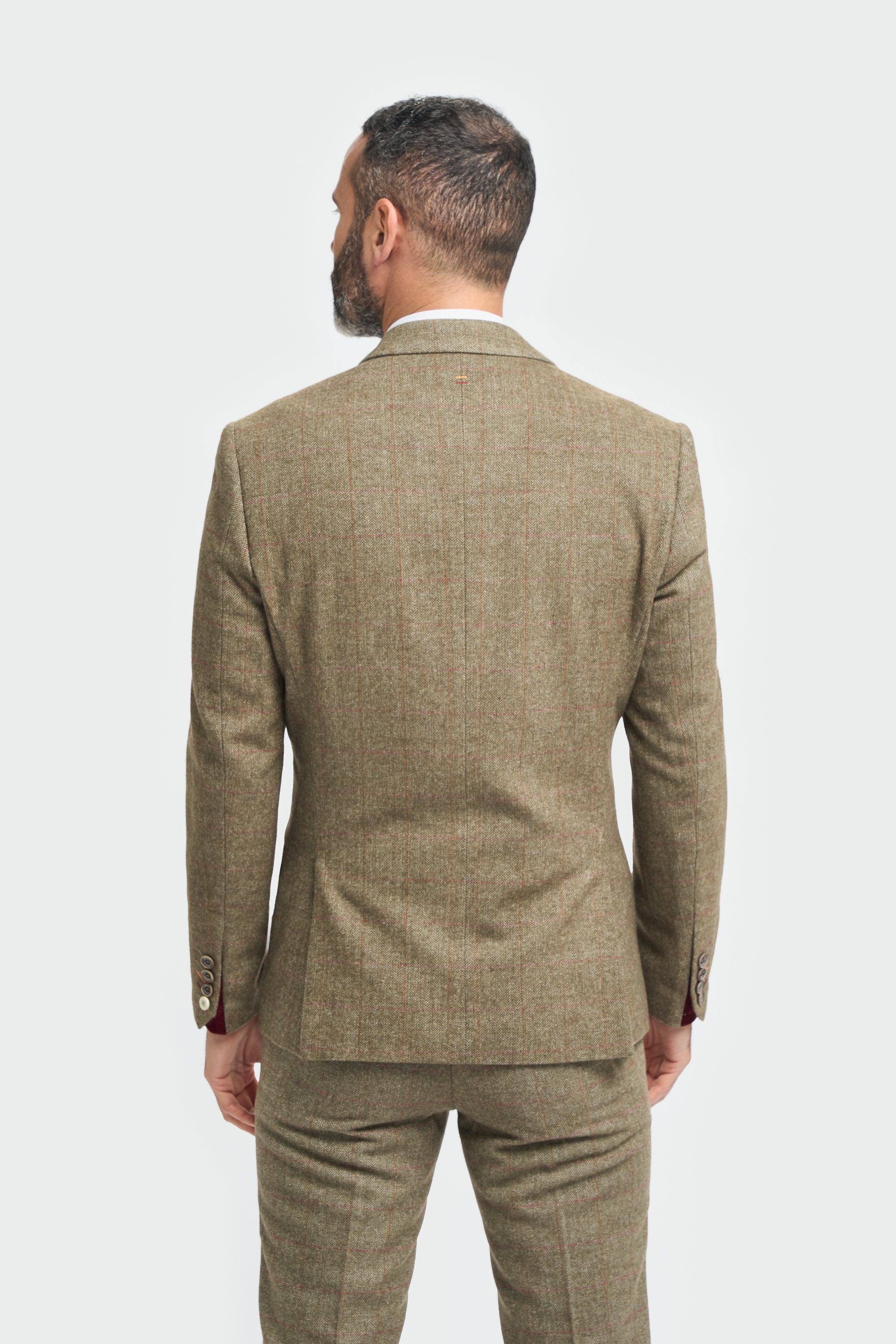 Gaston Sage Three Piece Suit