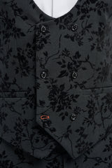 Georgi Floral Double Breasted Waistcoat