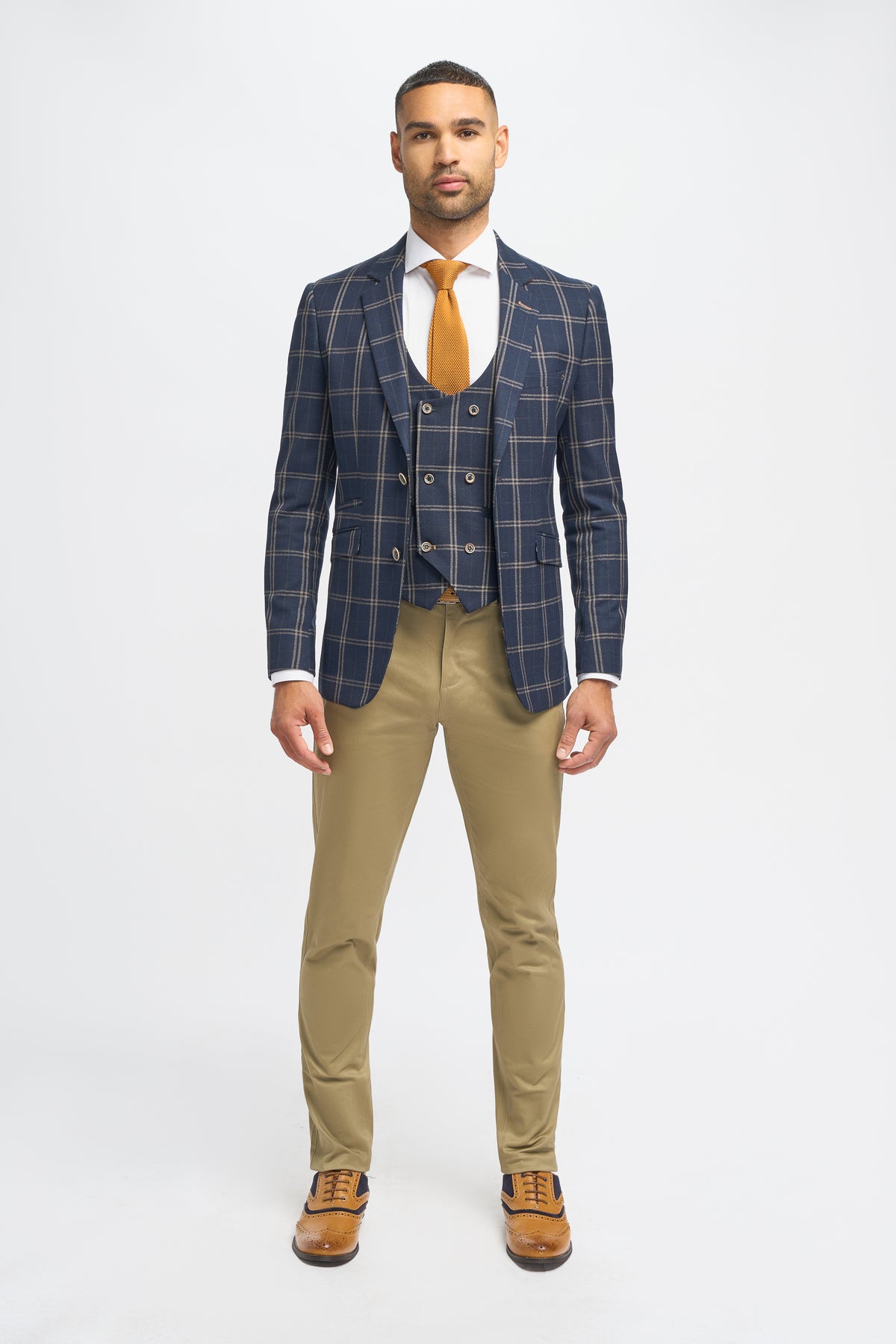 Hardy Navy with Dakota Stone Chino Mix & Match Mens Suit