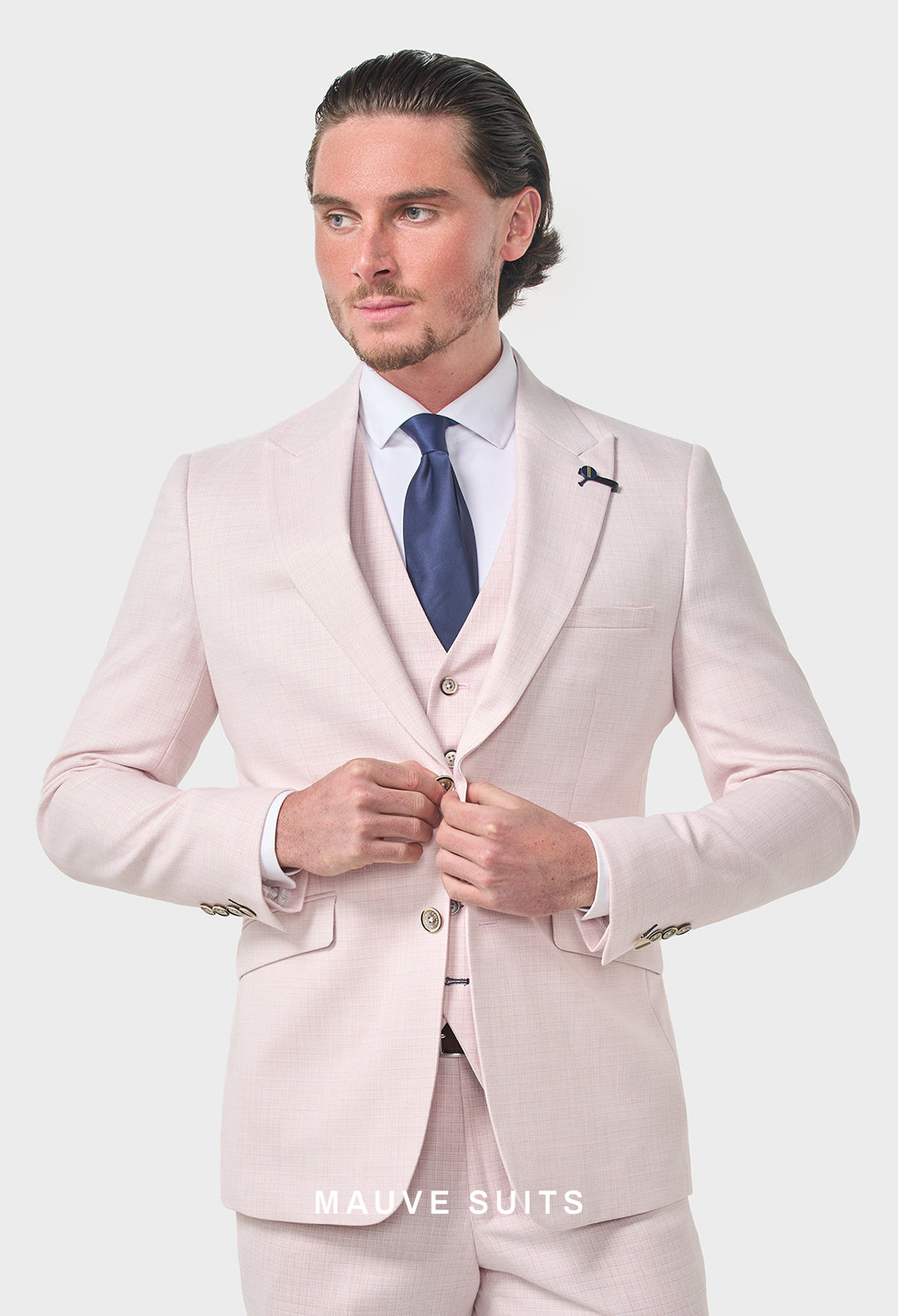Mens Mauve Suits