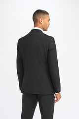 Malibu Black Three Piece Suit - House of Cavani