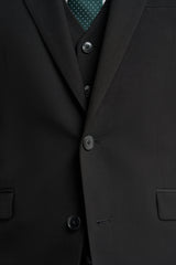 Malibu Black Three Piece Suit