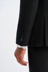 Malibu Black Three Piece Suit - House of Cavani