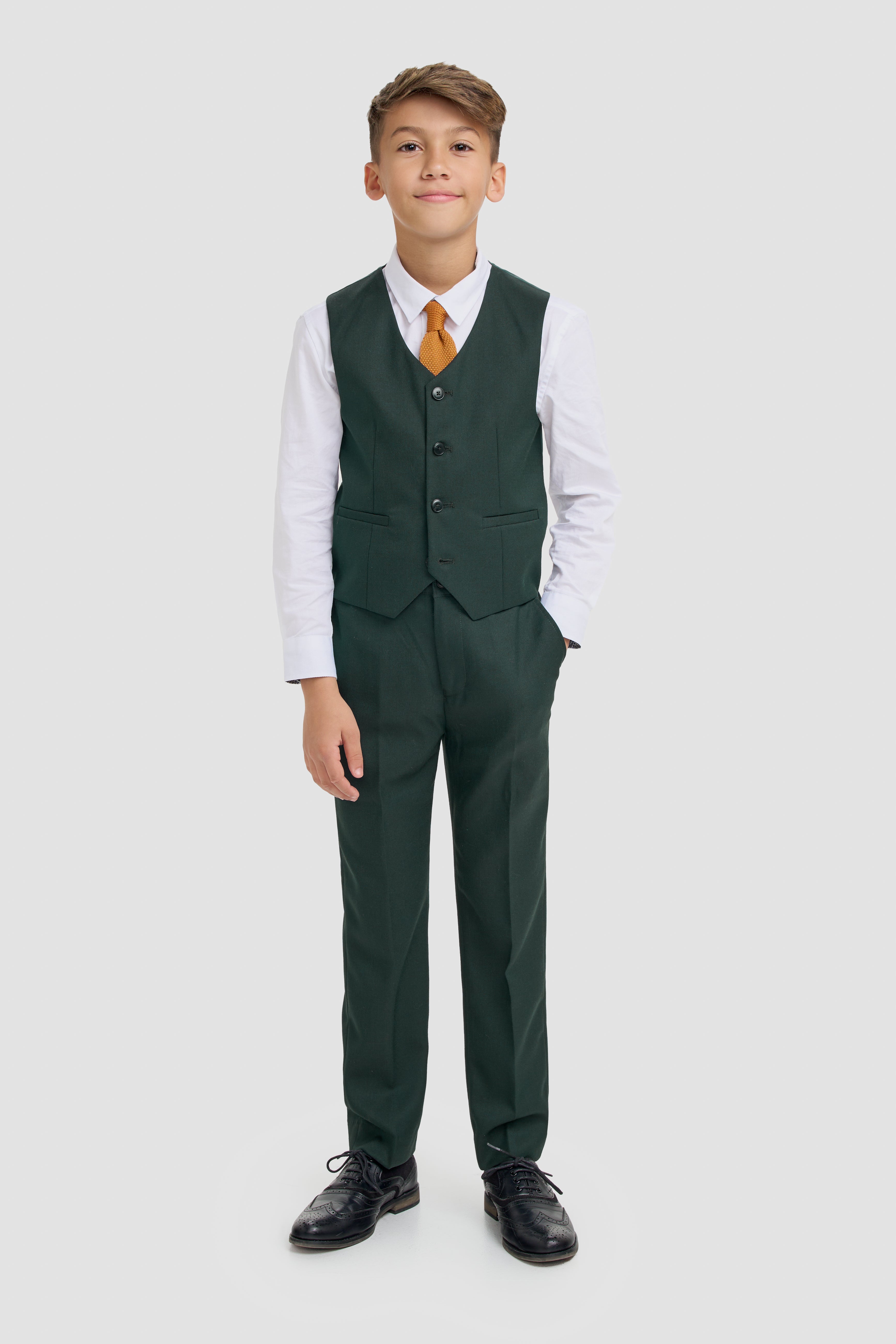 Boys Malibu Forest Green Suit