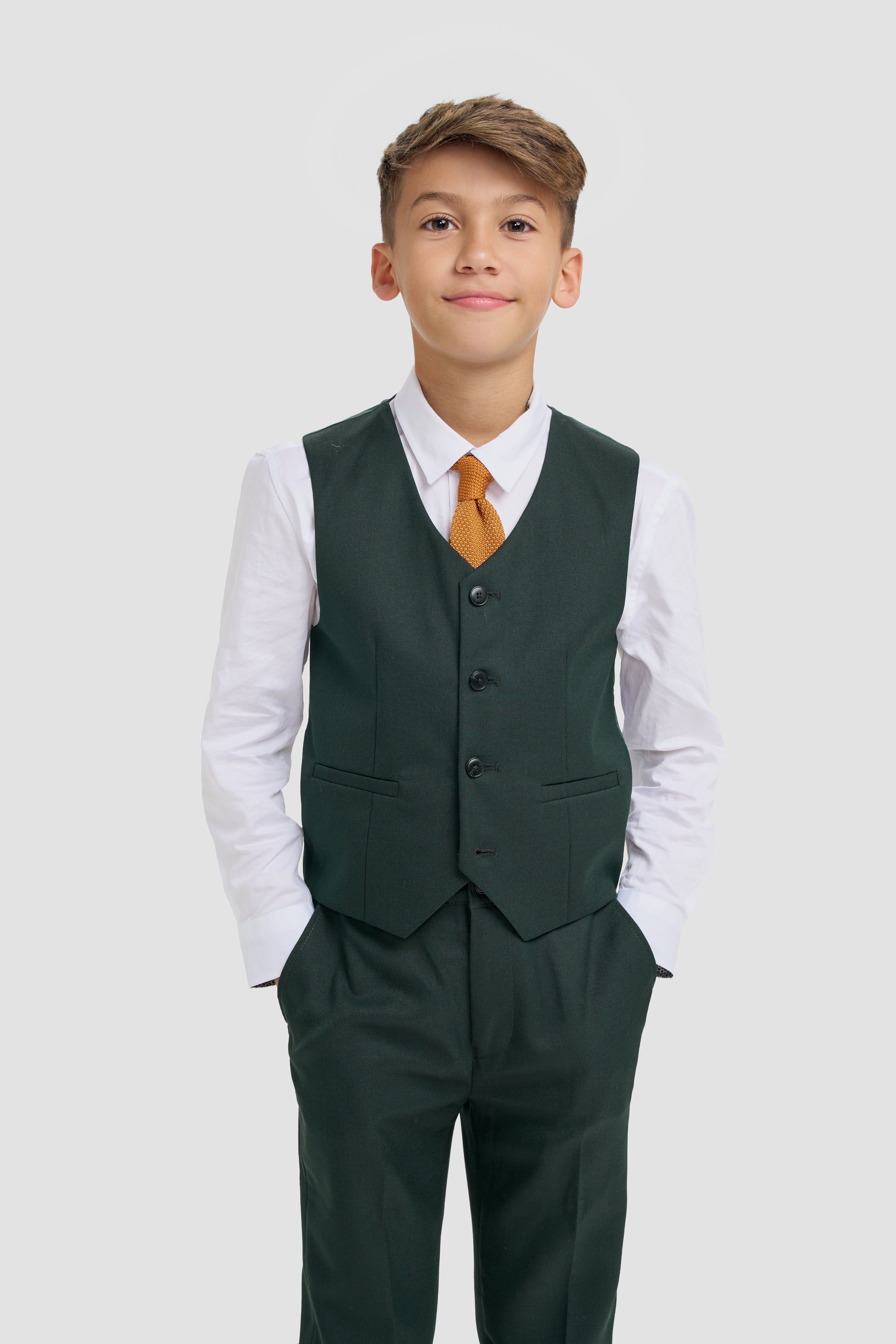 Boys Malibu Forest Green Suit