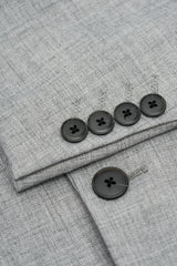 Malibu Grey Three Piece Suit - House of Cavani