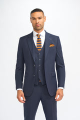 Malibu Navy Three Piece Suit