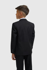Boys Marco Black Three Piece Suit