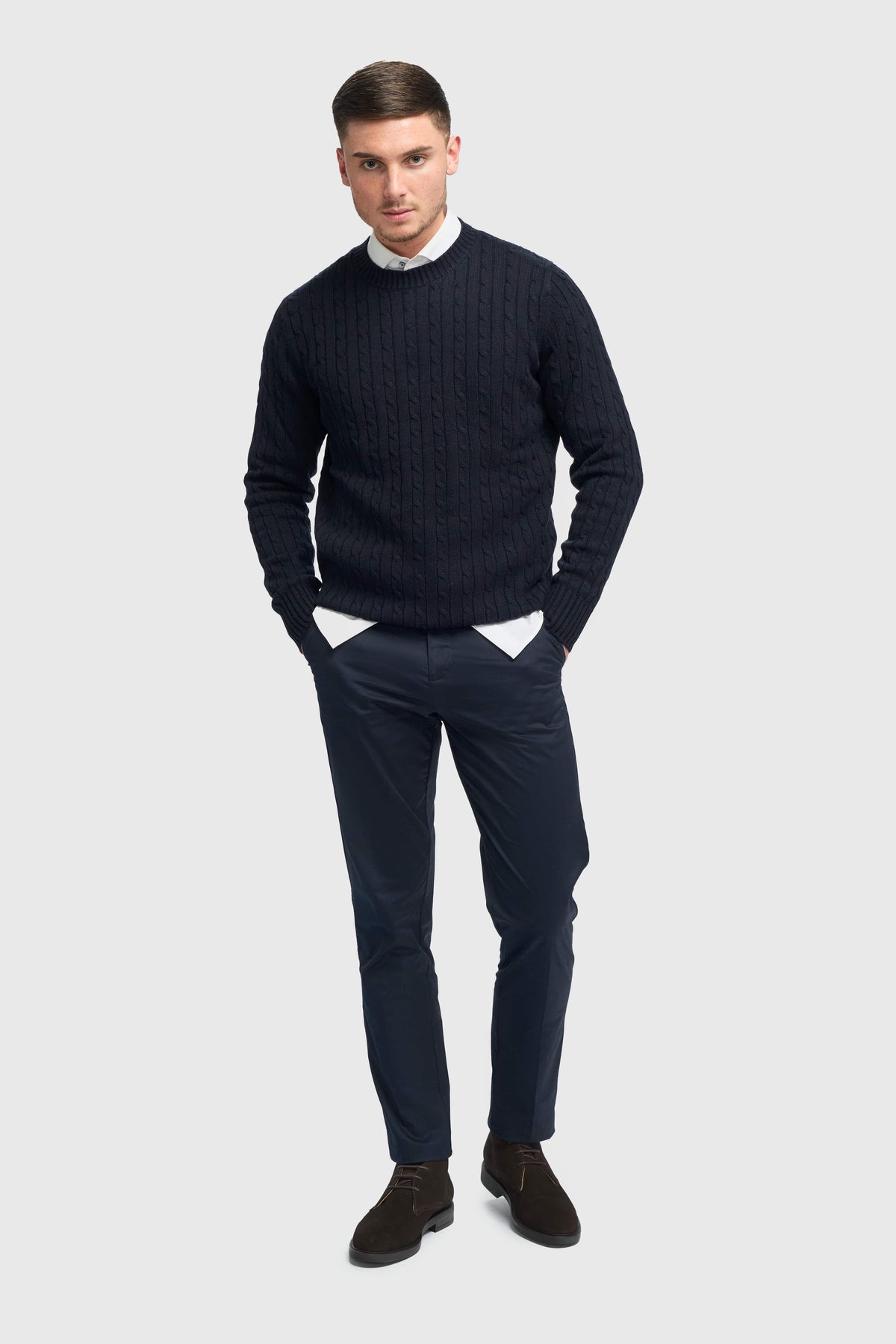 Mario Navy Trousers