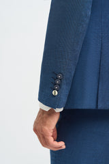 Miami Blue Slim Fit Blazer - House of Cavani