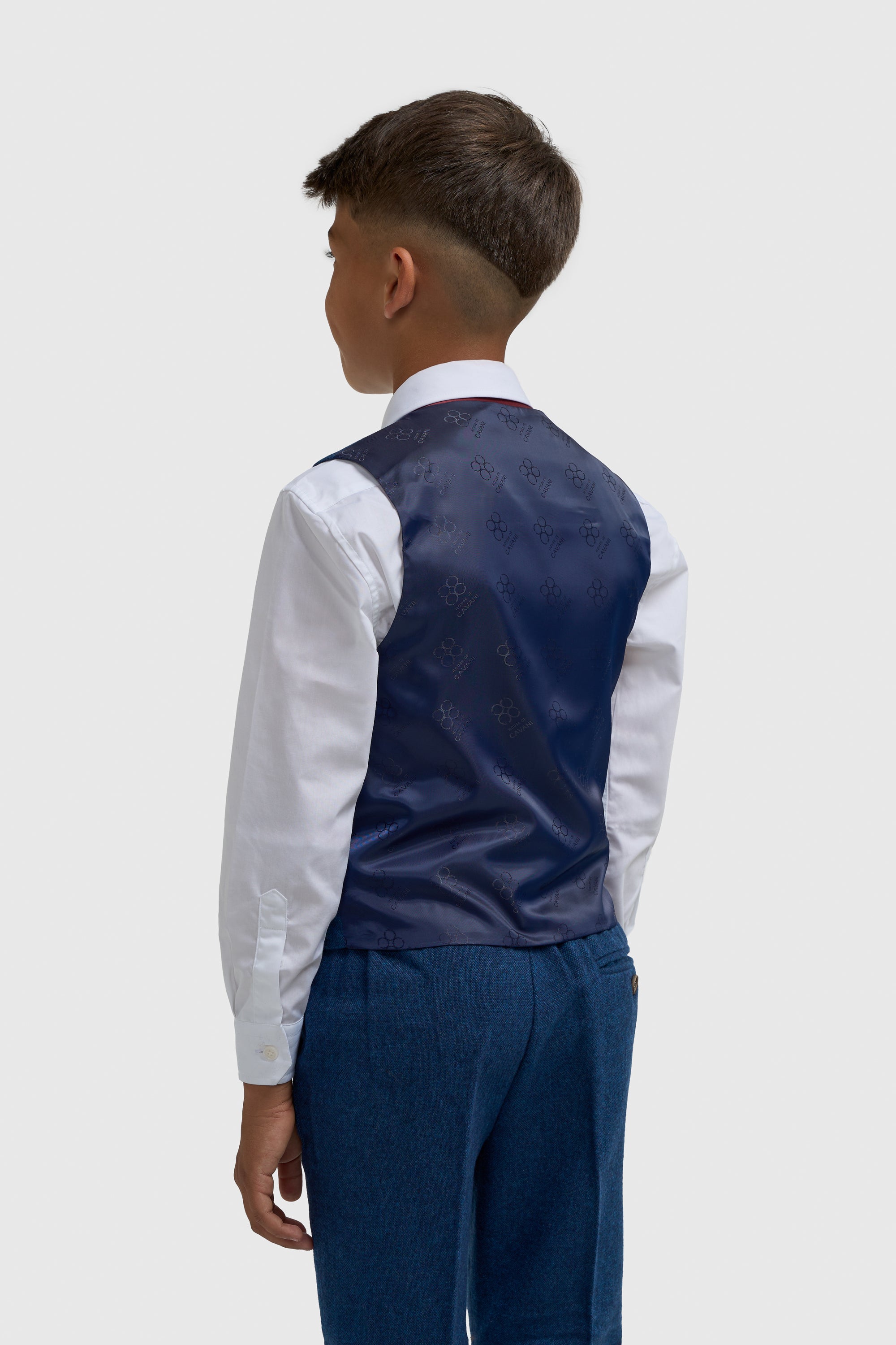 Boys Orson Blue Three Piece Suit