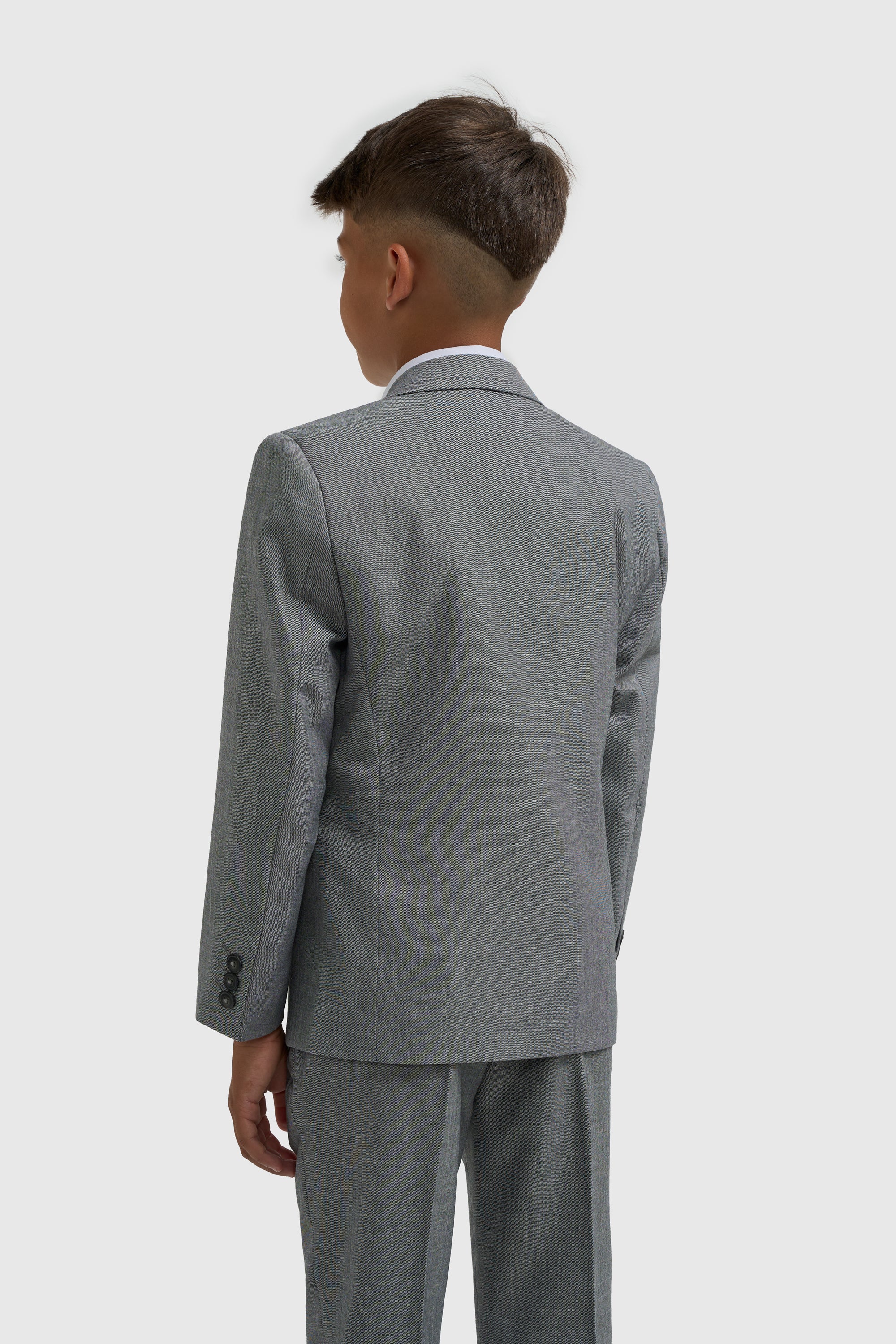 Boys Reegan Grey Three Piece Suit