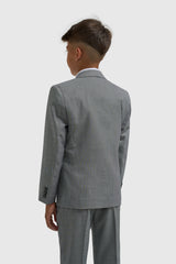 Boys Reegan Grey Three Piece Suit