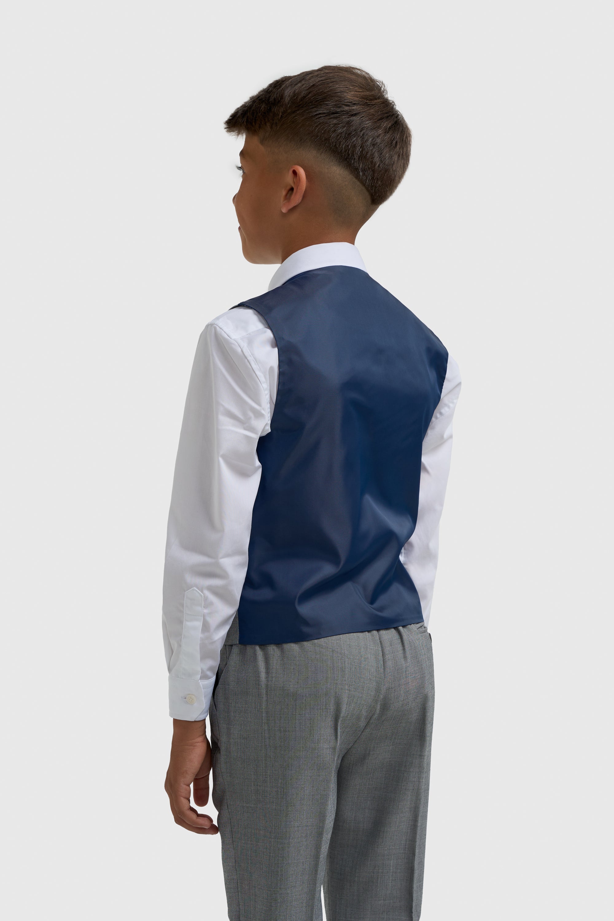 Boys Reegan Grey Three Piece Suit