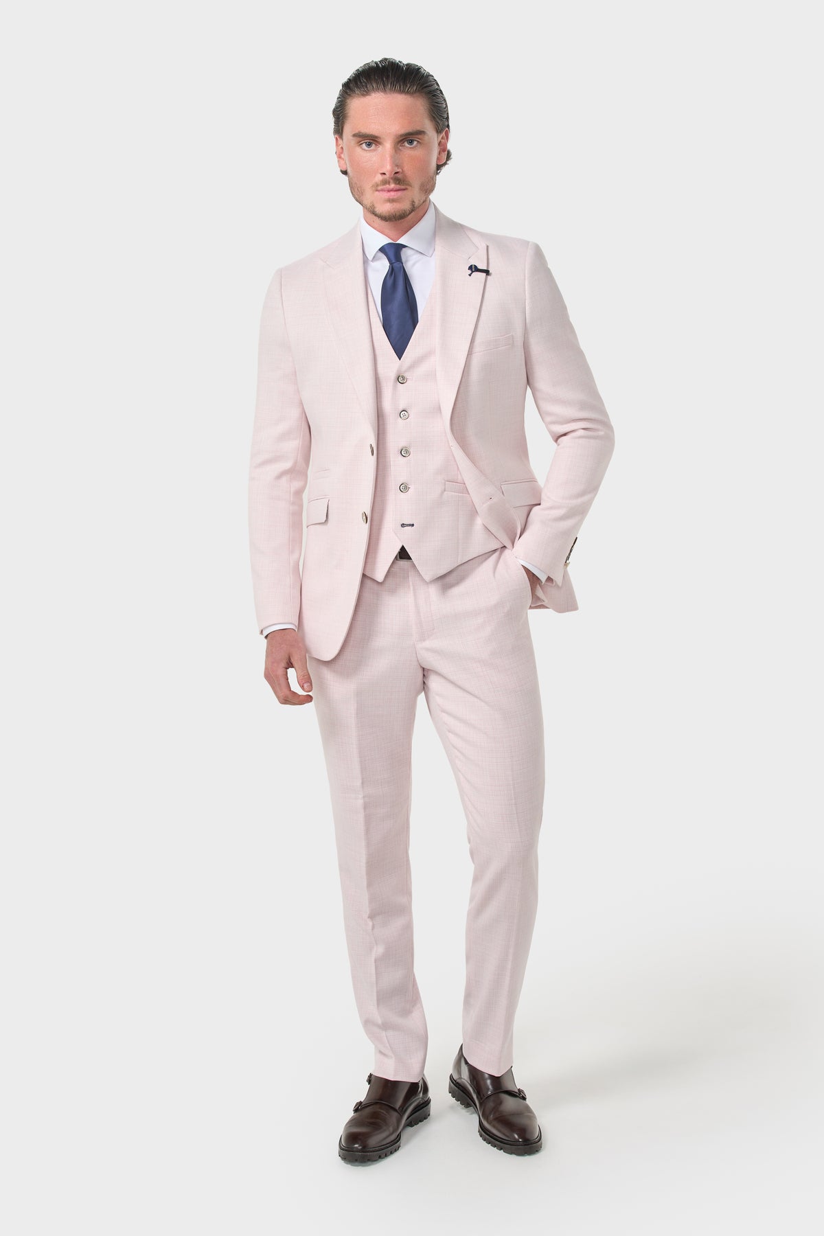 Tropez Mauve Three Piece Suit