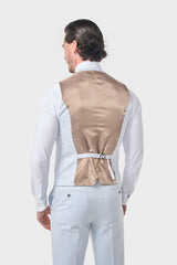 Tropez Sky Waistcoat