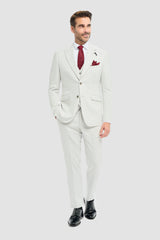 Tropez Slate Three Piece Suit