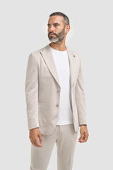 Vasco Beige Two Piece Suit