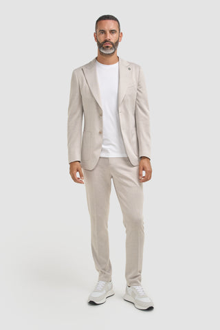 Vasco Beige Two Piece Suit