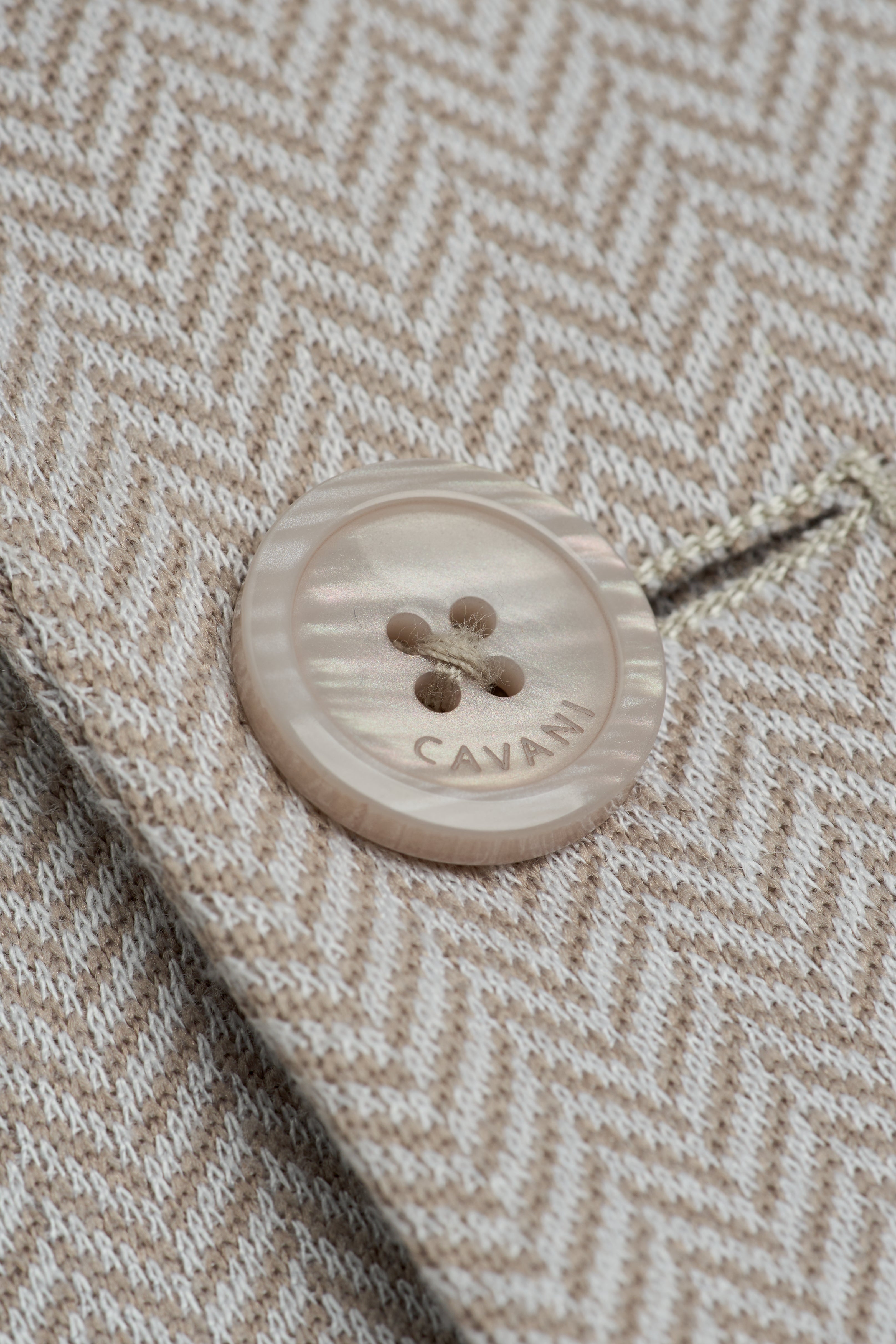 Vasco Beige Two Piece Suit