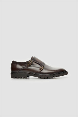 Freddie Monkstrap Portuguese Leather Shoes - House of Cavani